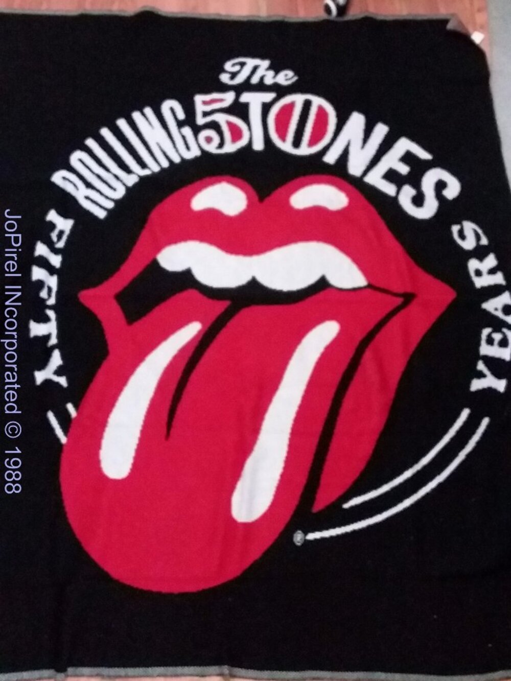Rolling Stones 50th Anniversary Blanket Throw